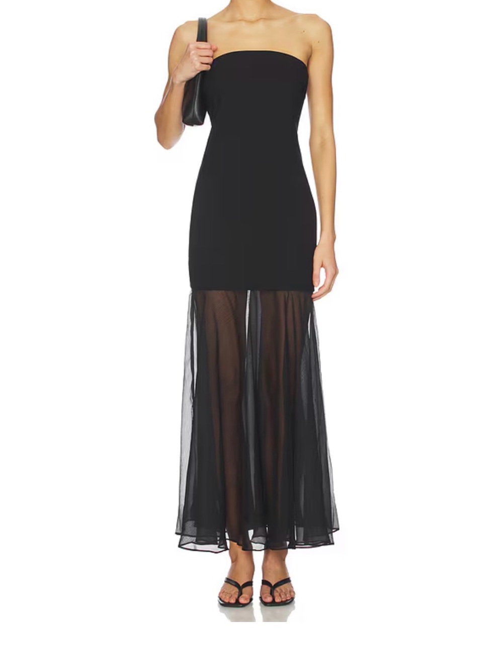 Black Strapless Dress